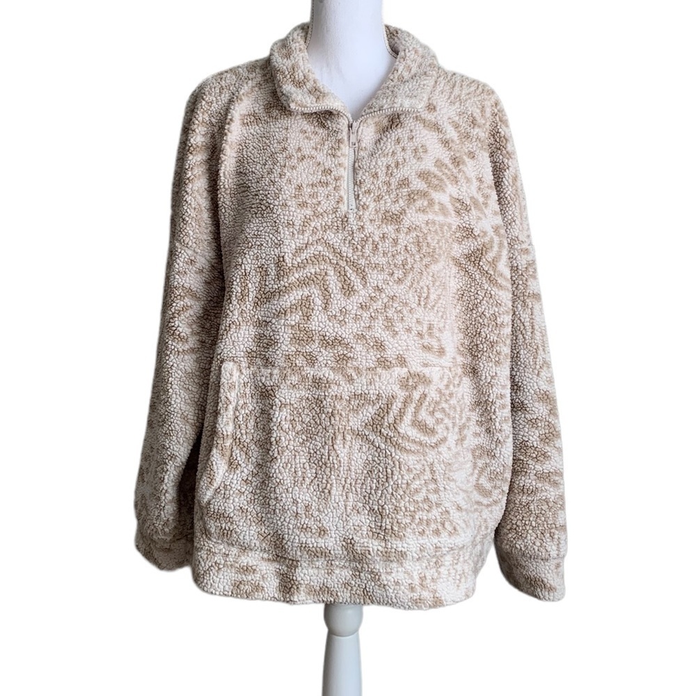 American Eagle Outfitters Teddy Coat Pullover Size XL